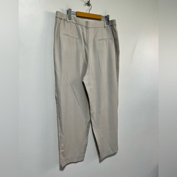 Zara Taupe Relaxed Tapered Pants - Size XL - Picture 10 of 11